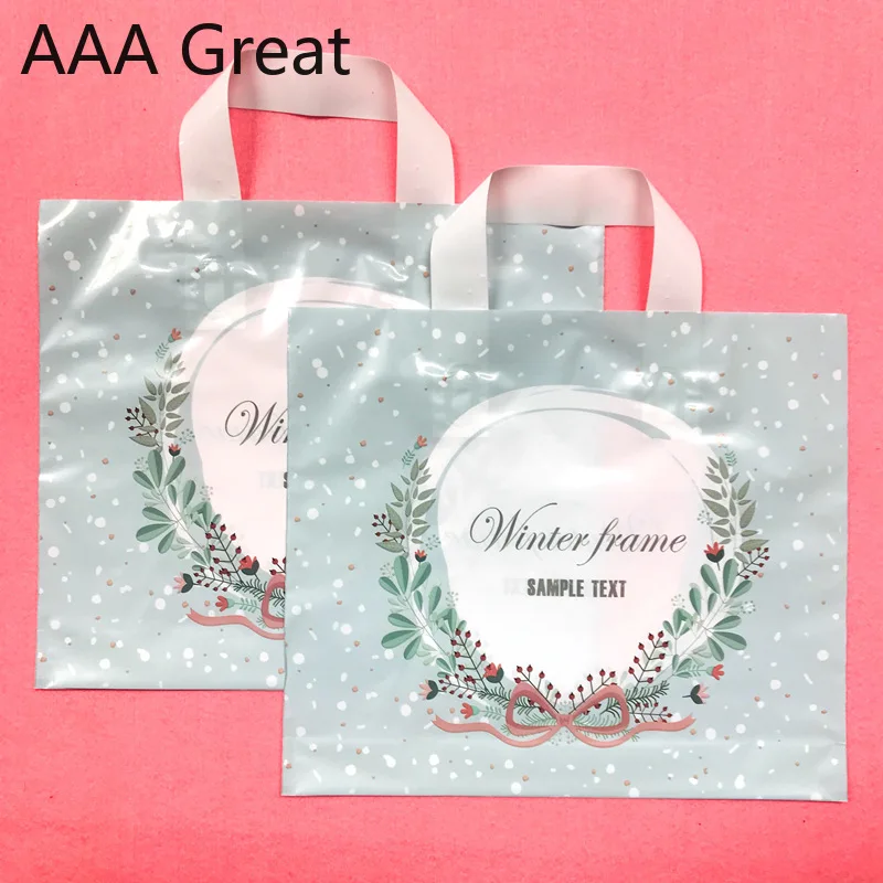 150 Stks/partij Gift Plastic Winkelen Pouch Plastic Zak Voor Kleding Feestelijke Bloemen Handvat Supermarkt Benodigdheden Kerstversiering 150 Stks/partij Gift Plastic Winkelen Pouch Plastic Zak Voor Kleding Feestelijke Bloemen Handvat Supermarkt Benodigdheden Kerstversiering