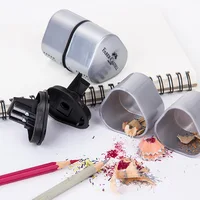 Faber-Castell Manual 3-hole Mechanical Pencil Sharpener Silver Color Pencils Sharpener School Office Stationery Student Stuff 4