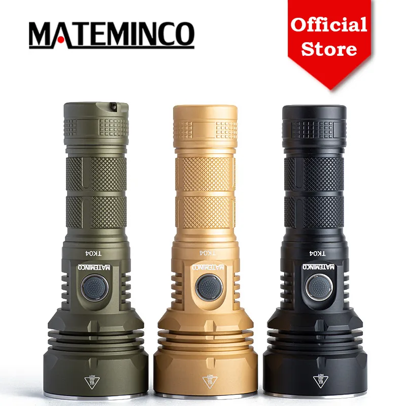Photo Product Mateminco TK04 4pcs Cree XHP50.2 13500lm 21700 18650 Battery Anduril UI USB Type-C Rechargeable High Powerful LED Flashlight