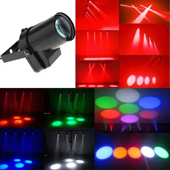 

Club Party Lights LED Spotlights Mini Projection Lamp Stage Light Black Shell Mirror Ball Disco DJ Lighting Effect KTV Bar Stage