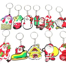 Санта Клаус Снеговик брелок в виде рождественской елки кулон Рождественский подарок для небольших подарков небольшой кулон оптом