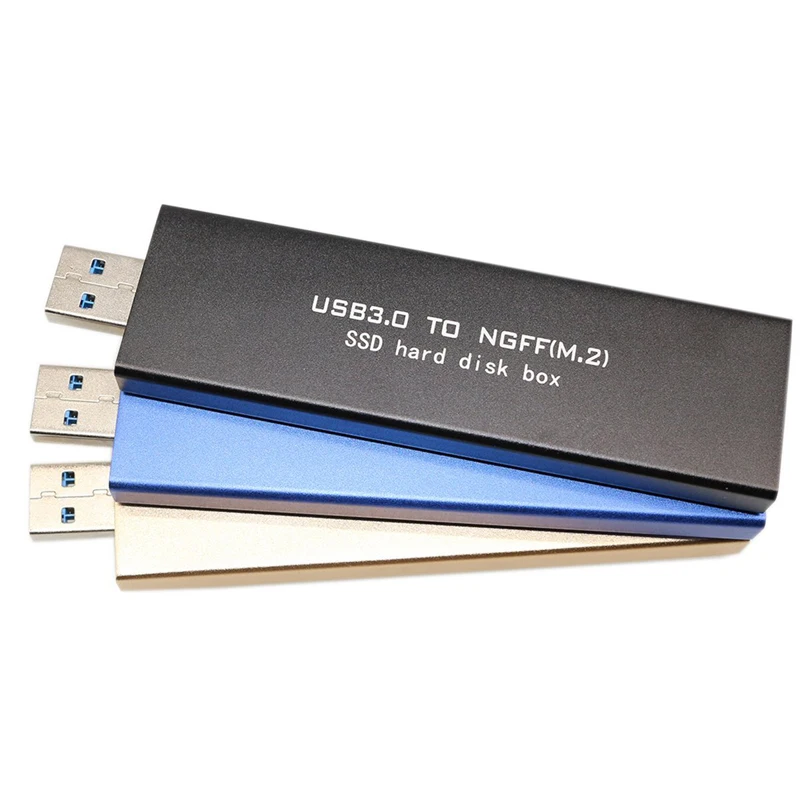 Внешний корпус USB3.0 для M.2 NGFF SSD 22 мм * 30 мм/42 мм/60 мм/80 чехол хранения адаптер