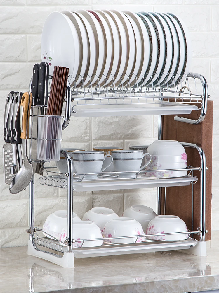 Bowl Rack, Drainage Rack, Bowl, Dish/Cutter Rack, Household Airing, Cupboard, Chopsticks, Storage Box, Kitchen Shelf Hot Sales