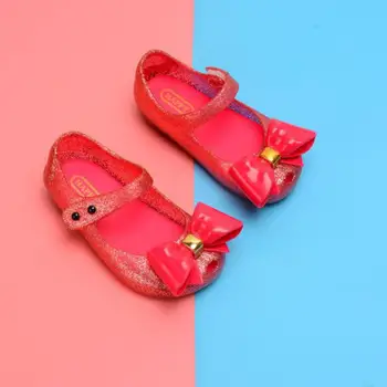 

2020 New Summer Girls Sandals Cute Princess Bowknot Jelly Shoe Sandals Girl Non-slip Kids Sandal Toddler B997