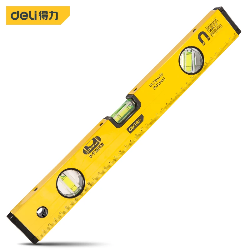 Deli Digital Protractor Angle Finder Inclinometer Electronic Measurement Level Angle Slope Test Ruler Length 400mm Three Styles