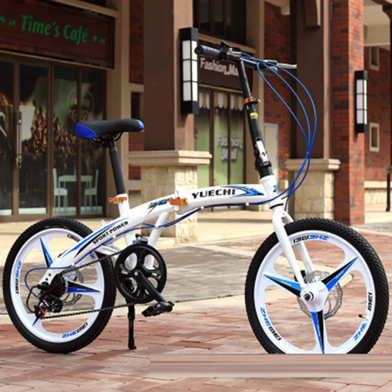 Bicycles 20 Inch Folding Student Bike Speed Change Disc Brake Bike