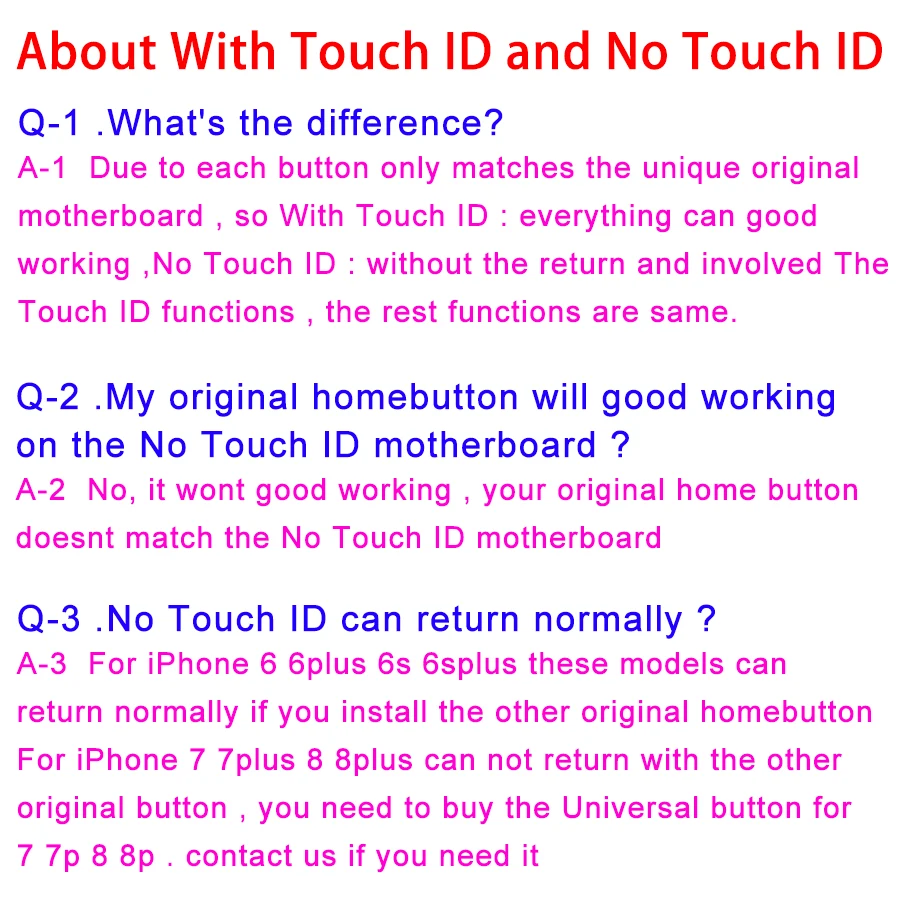 Материнская плата для IPhone 7 256 ГБ черный серебристый золотой цвет RoseGold Touch ID кнопка