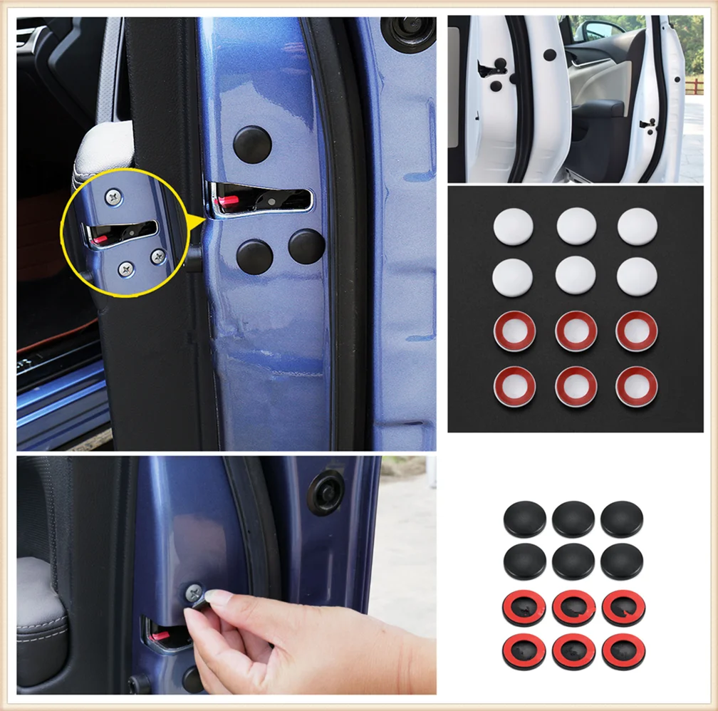 

12PCS auto parts universal door side screw protection cover rust for Toyota FJ Cruiser RAV4 CROWN VIOS LAND CRUISER