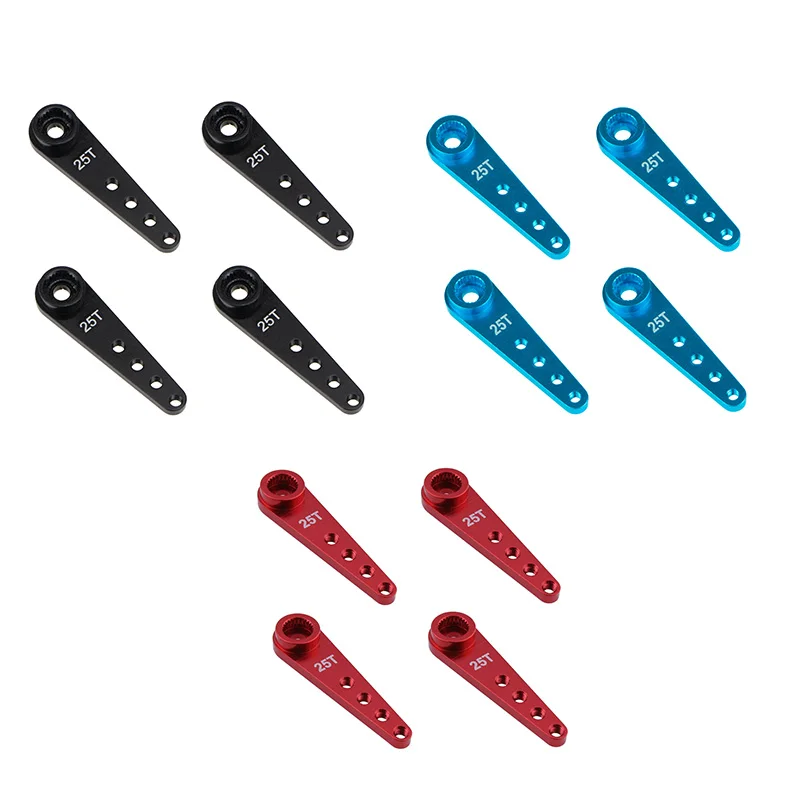4PCS 37Mm 25T Metal Extension Steering Servo Arm Horn for RC Car Crawler Parts | Игрушки и хобби