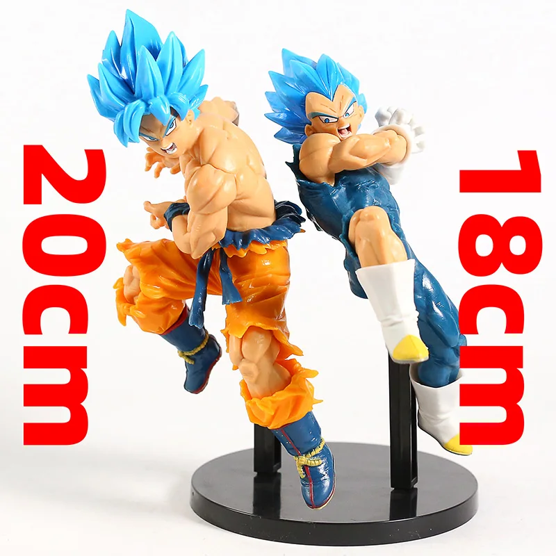 Dragon Ball супер фильм броли тег бойцов Гоку Вегета SSJ синие волосы ПВХ фигурка модель куклы игрушки
