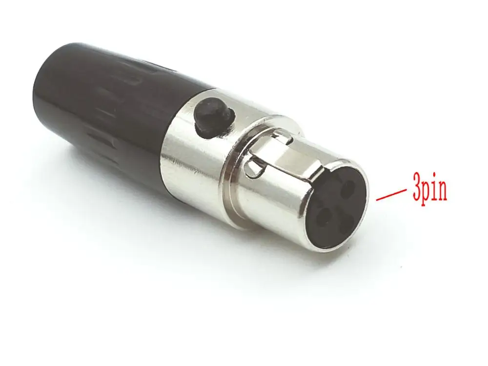 10 шт. Mini XLR Женский 3pin 4pin 5pin 6pin Аудио Микрофон Разъем
