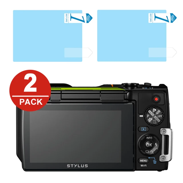 2x Lcd Screen Protector Protection Film For Olympus Tough Tg 870 Tg 860 Tg 850 Tg 5 Tg 4 Tg 3 Sz 31mr Sh 25mr Sh 60 Sh 1 Sh 2 Camera Lcd Screen Aliexpress