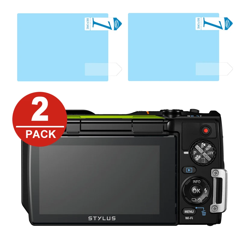 2x Защитная пленка для ЖК экрана Olympus Tough TG 870 860 850 5 4 3 SZ 31MR SH 60 1 2 25MR|Защита экрана| |