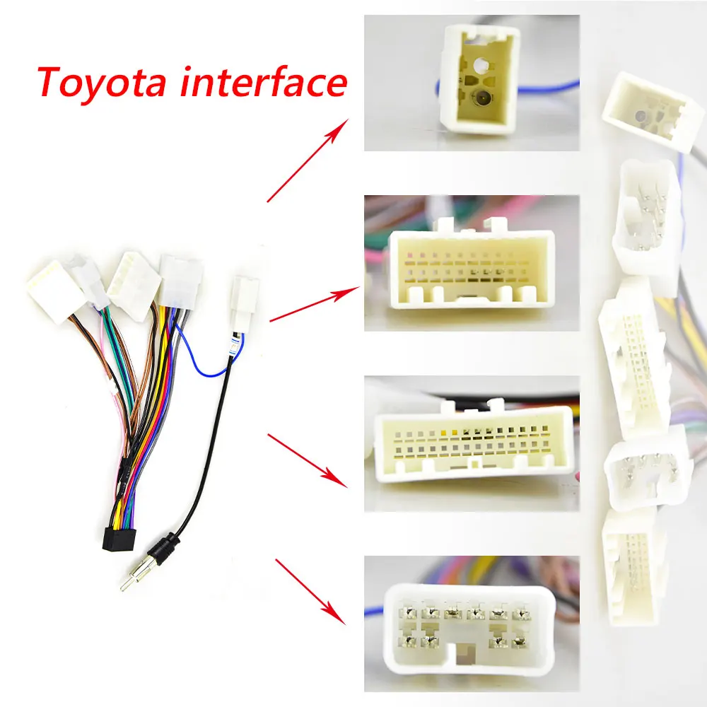 Podofo Car Stereo Radio Wire Harness 52 Pin Compatible - View #8