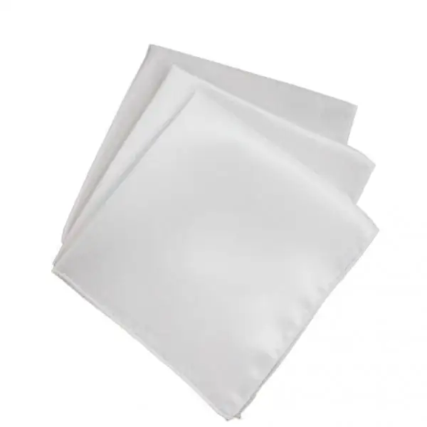 Dinner Napkins – Soft and Absorbent Napkins - Pack of 20 (12 X 12inch) for Wedding Party Dinner - White Napkins or Handkerchief 