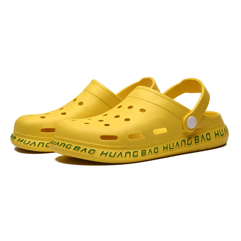 yellow women crocs