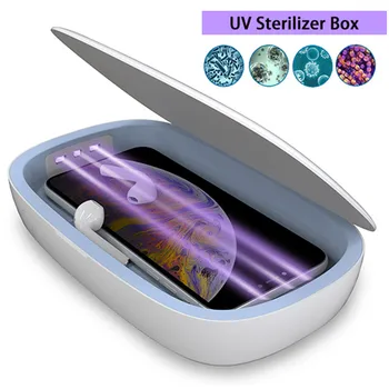 

UV Sterilizer Box Phone Sterilization rate 99% Multi-function Household UV Sterilizers Jewelry Watch UV Sterilization Light