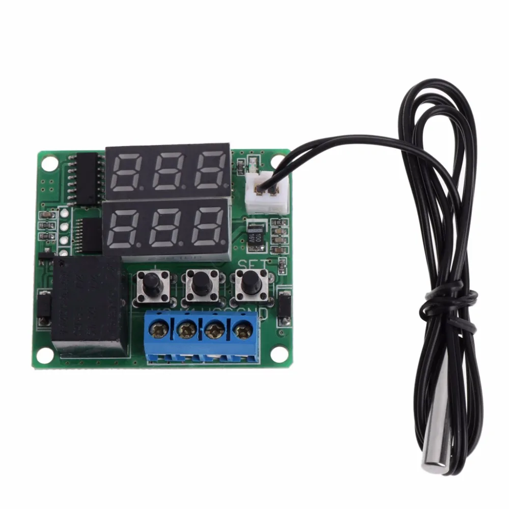 W1209S DC 12V Мини-Термостат Регулятор-50-120 градусов Цельсия цифровой регулятор температуры