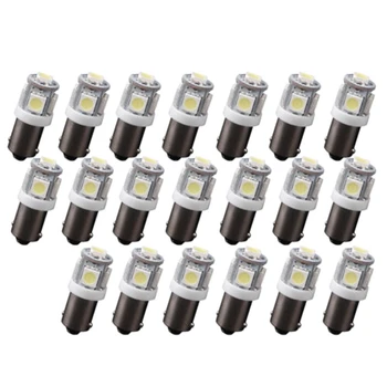 

20 Pcs White T11 BA9S-5SMD 5050 LED High Power LED Light Bulb Car DC 12V