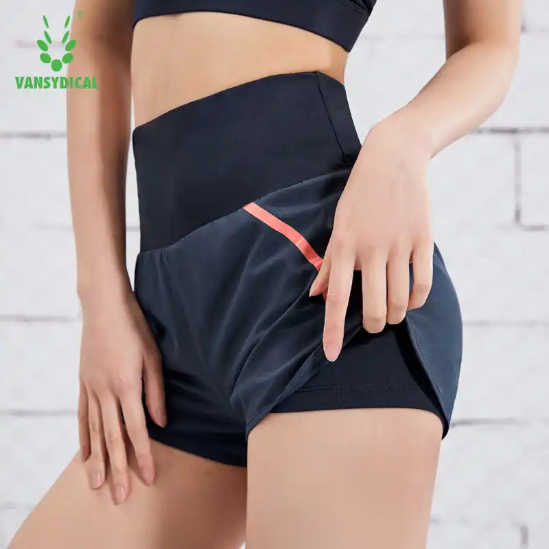 high waisted women's running shorts