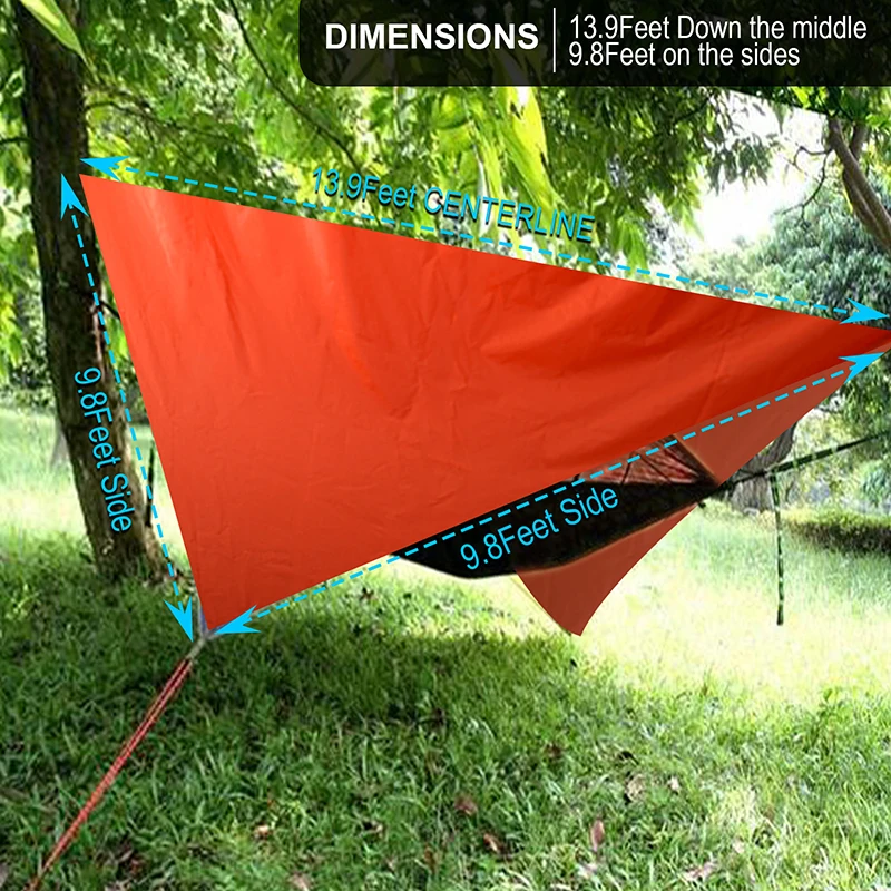 Activités de plein air de haute qualité grand abri contre la pluie Camping d'été Protection solaire extérieure auvent