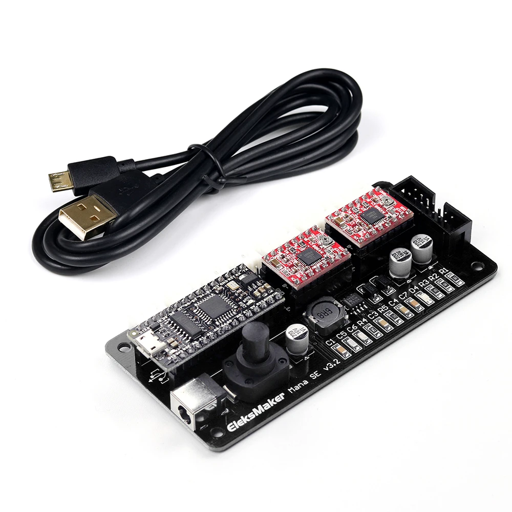 EleksMana SE 2-axis Control Board with Shell DIY CNC Laser Engraver Controller EleksMana SE 2-axis Control Board with Shell DIY CNC Laser Engraver Controller