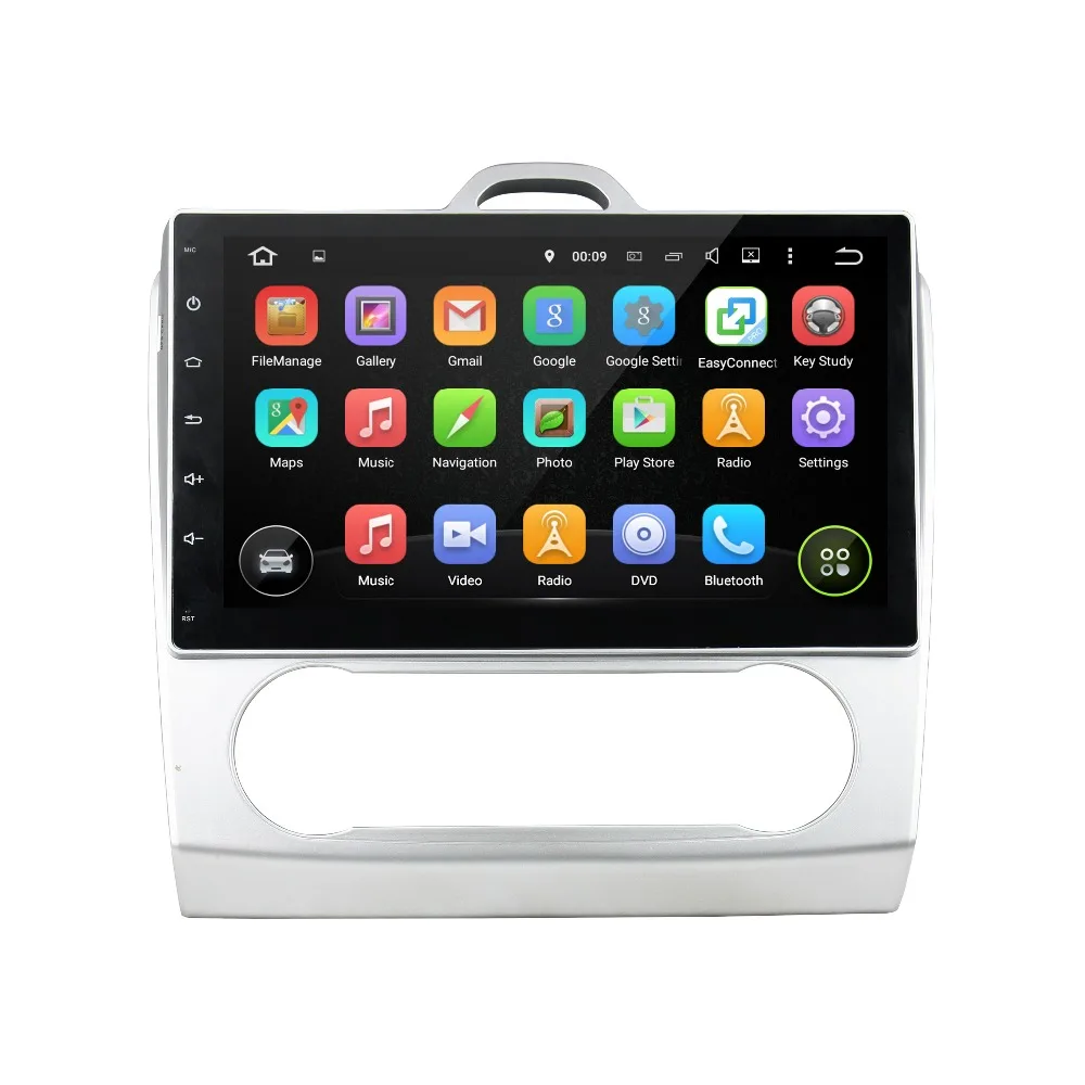 Sale 10.1" Quad core 1024*600 HD screen Android 9.0 Car GPS radio Navigation for ford Mondeo Focus S-max C-Max Transit Galaxy 1