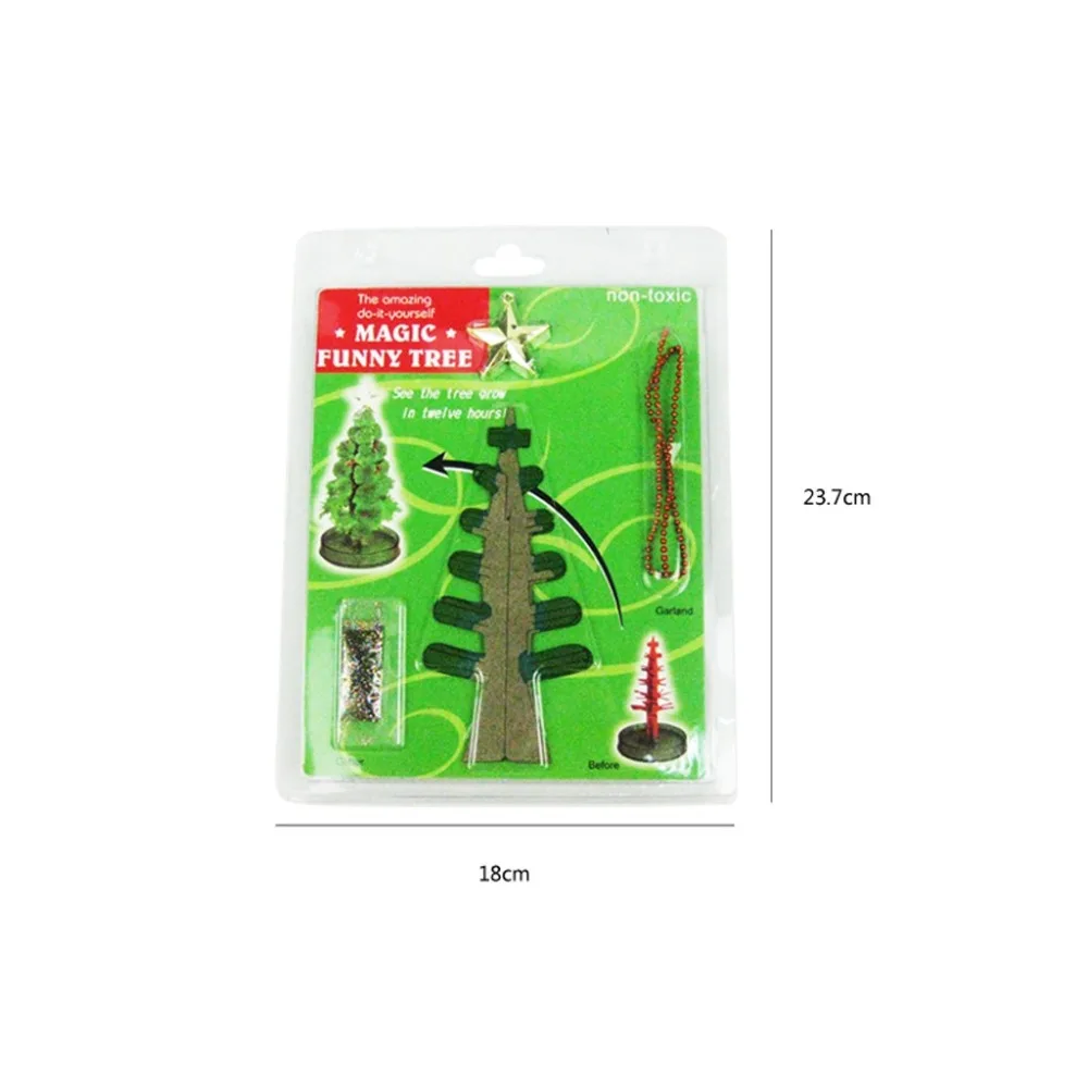 Magic Tree Christmas Gift Paper Growing Tree Toy Boys Girls Novelty Xmas Gift   (5)