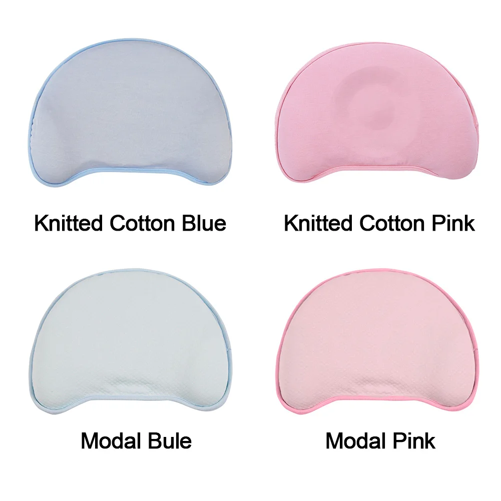 Positioner Nursery Neck Support Baby Pillow Memory Foam Portable Anti Roll Elastic Soft Sleeping Prevent Flat Head Detachable