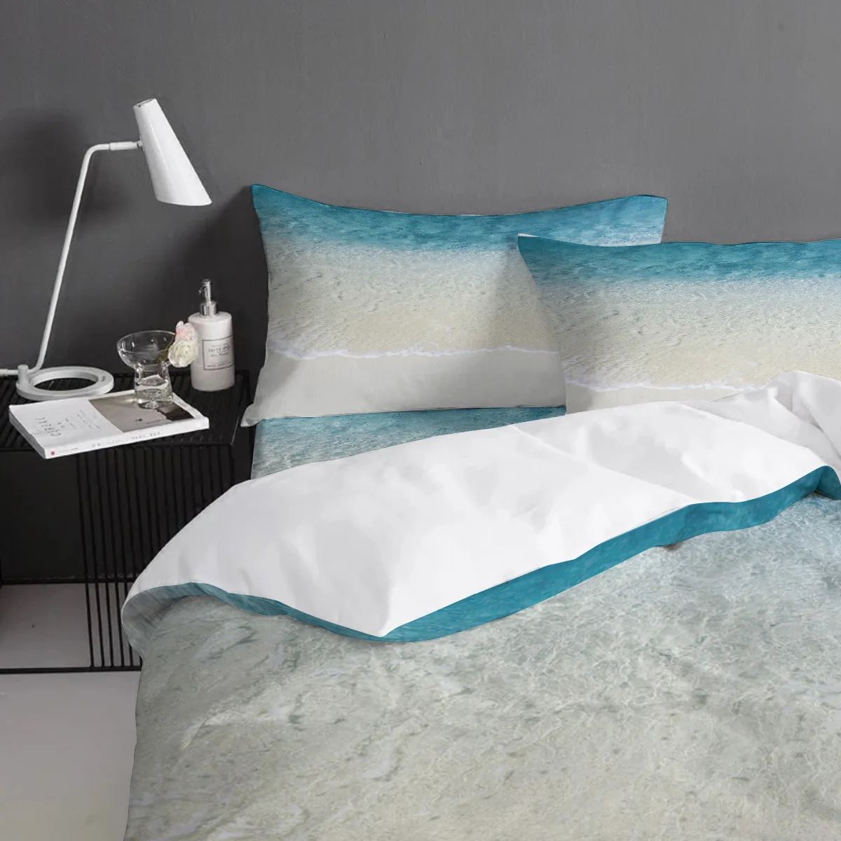 FamilyDecor 4 шт постельных принадлежностей Саншайн пляж волна пододеяльник набор настраиваемый