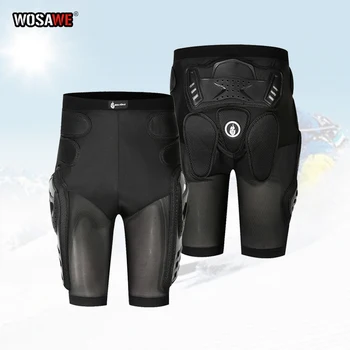 

WOSAWE Snowmobile protection Shorts Motocross Racing Hip protection Slim Motorycle Shorts Protective Gear