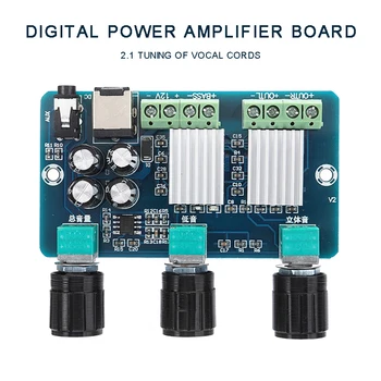 

MAYITR XH-A355 Digital Power Amplifier Board 2.1Channel Stereo Class D Home Speaker Audio Receiver Amplifiers for AUX