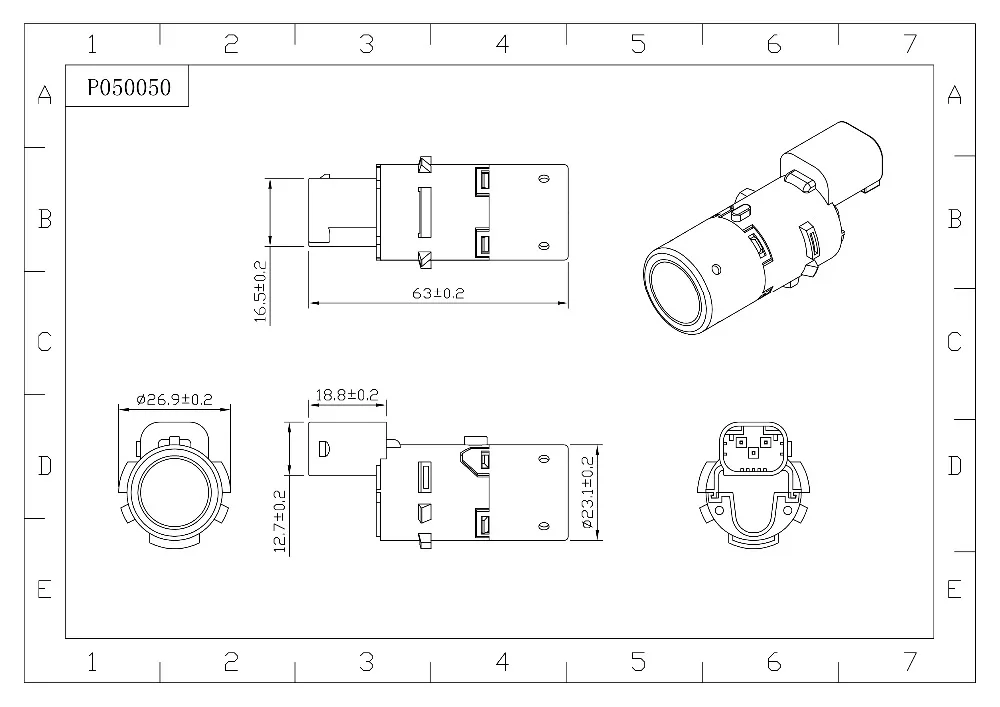 Датчик парковки для Ford 2001-2007 MONDEO MK3 4760453