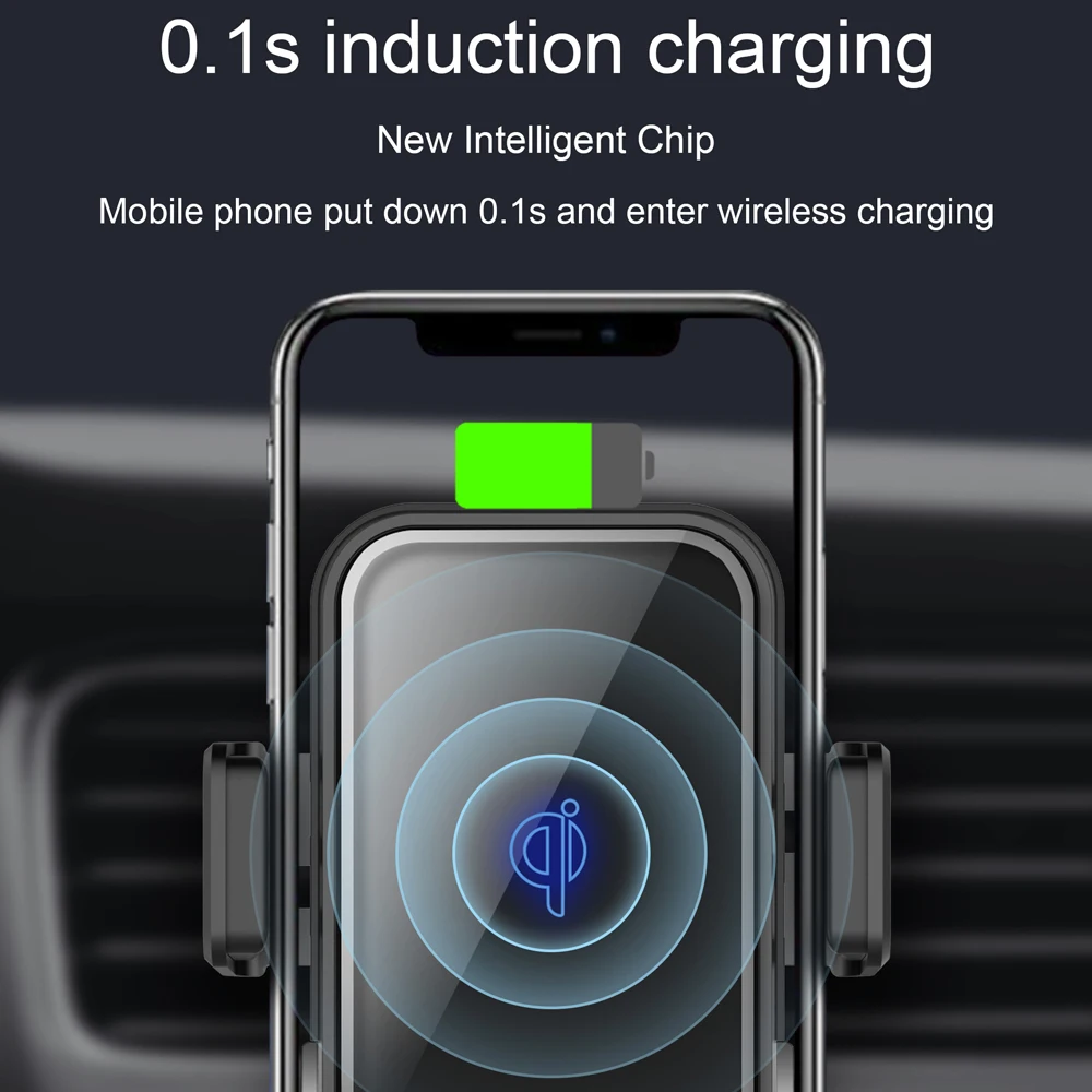 696 Y5 10W Qi Беспроводное Автомобильное быстрое зарядное устройство для iPhone 11/Xs/Xr/8