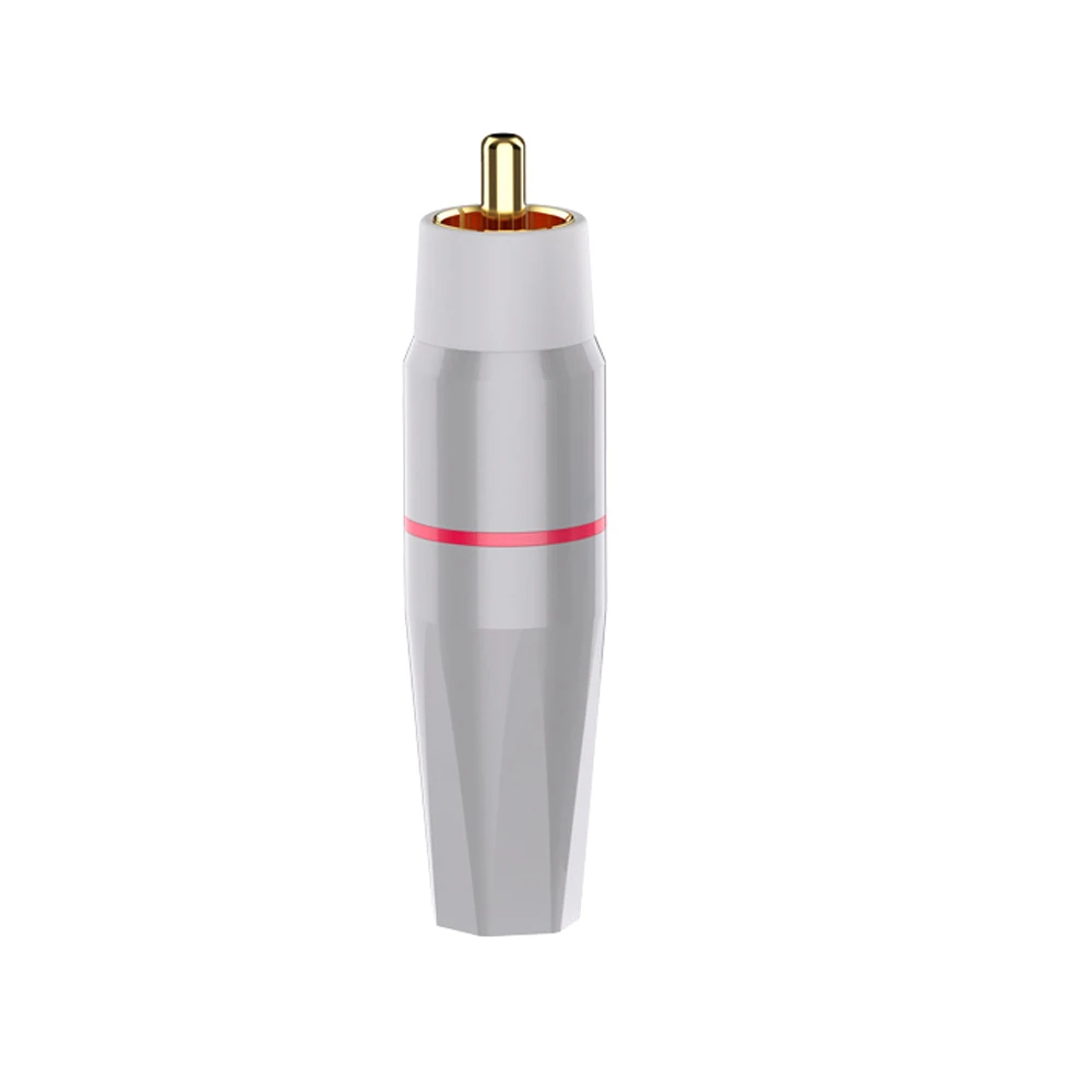Monosaudio R200 Reines Kupfer RCA Stecker Gold/Rhodiniert Audio Video Adapter Anschlüsse Löten RCA Stecker für AMP – Detail 9