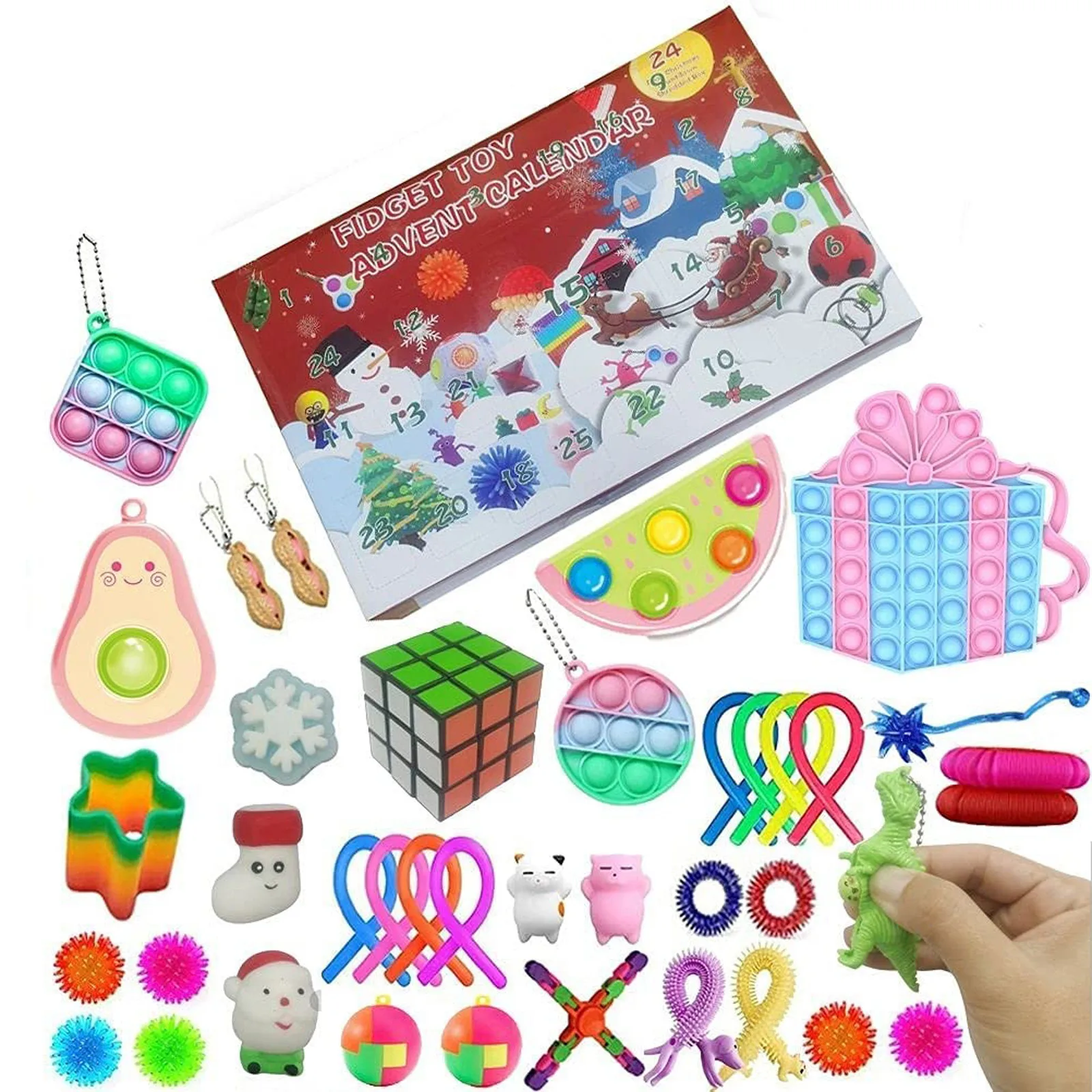 2021-christmas-countdown-advent-calendar-fidget-toy-set-parent-child-game-cheap-sensory-relieves-anxiety-for-kid-gifts