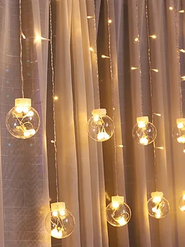 

2.5m LED Fairy Lights Garland Curtain Lamp USB String Lights New Year Christmas Decorations for Home Bedroom Window