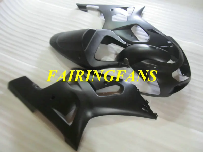 Инжекторный комплект для GSXR600 750 K1 01 02 03 GSXR 600 GSXR750 2001 2002 2003 все матовый черный Обтекатели Кузов+ подарки SH64