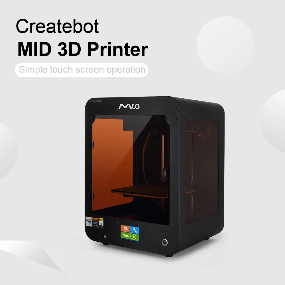 Новая акция настольный 3D принтер Createbot FDM MID с сенсорным экраном и одиночным