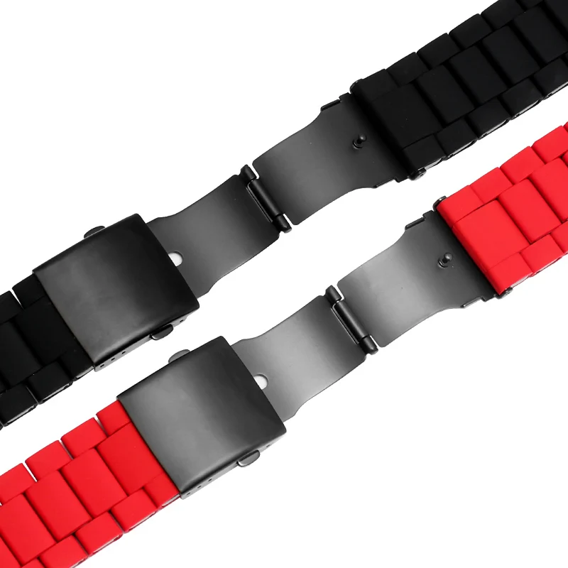 Waterproof silicone bracelet watch band 28mm for Diesel