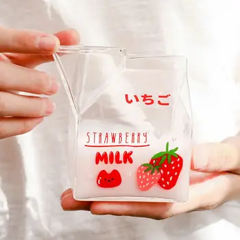 

Japanese Style Glass Milk Cup 380ml