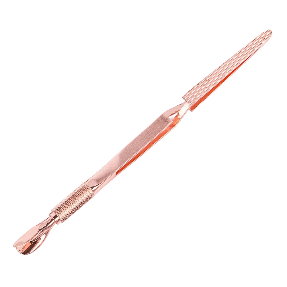 Dual Head Nail Art Shaping Tweezers Nail Cuticle Remover Multi Function Clip UV Gel Acrylic C Curve Nipper Picking Rhinestone
