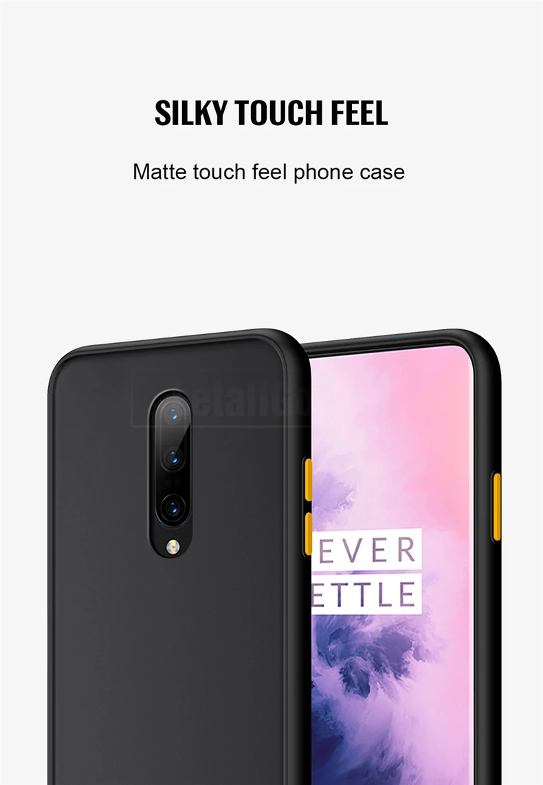 Матовый сенсорный чехол для телефона для Oneplus 7 Pro чехол силиконовая задняя крышка для One Plus 7 Pro Силиконовый противоударный чехол