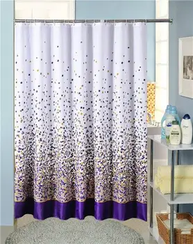 

23 Waterproof Polyester Shower Curtains Colorful Plaid Pattern Decorative Bathroom Shower Curtains Bath Screens Mildewproof