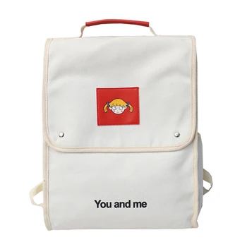 

LENLEI Fashion Girl College Backpack Black School Bag Female Women Canvas School Backpack for Teenagers Mochilas Bookbag