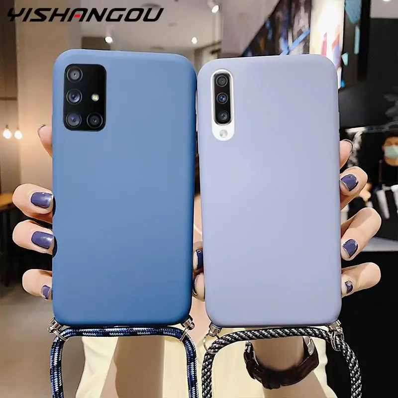 Силиконовый чехол для Samsung Galaxy A51 A71 A50 A70 S20 FE S21 Ultra S10 Plus A12 A52 A72 A32 A22 A82 5G | Мобильные