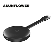 Asunflower G12 2,4G WiFi HDMI Дисплей приемник для iPhone samsung ios Android телефон экран литой WiFi зеркальное отображение адаптер
