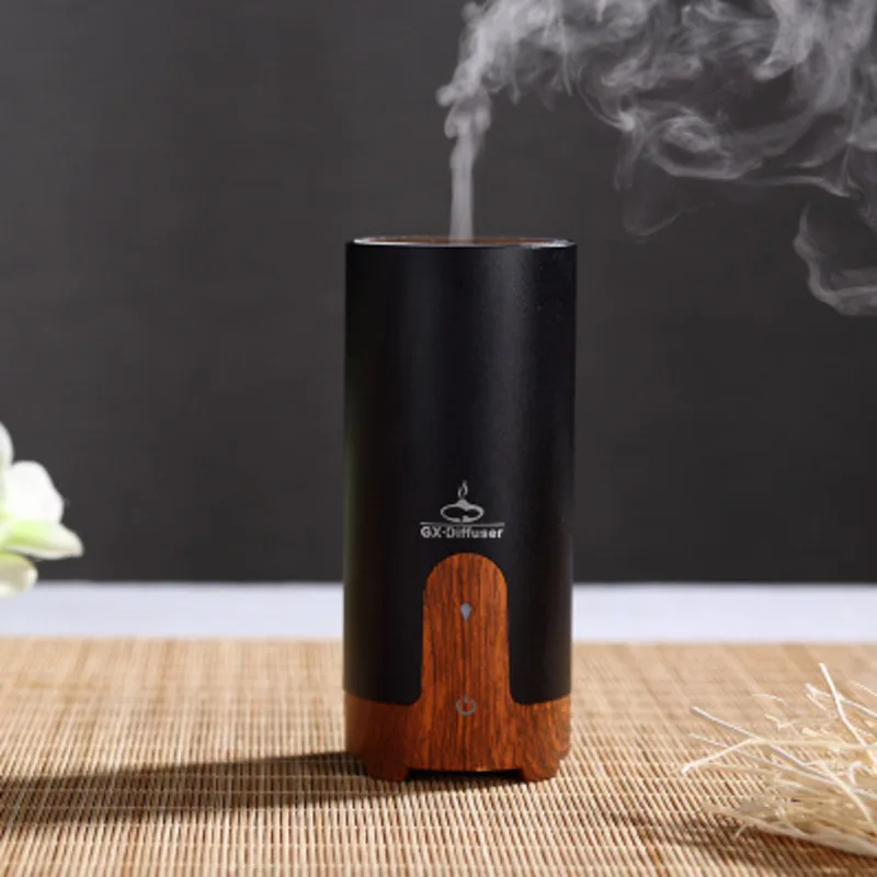

High Quality Ultrasonic Air Humidifier Essential Oil Aroma Diffuser for Home Office Car Wood Grain Aromatherapy USB Mist Maker