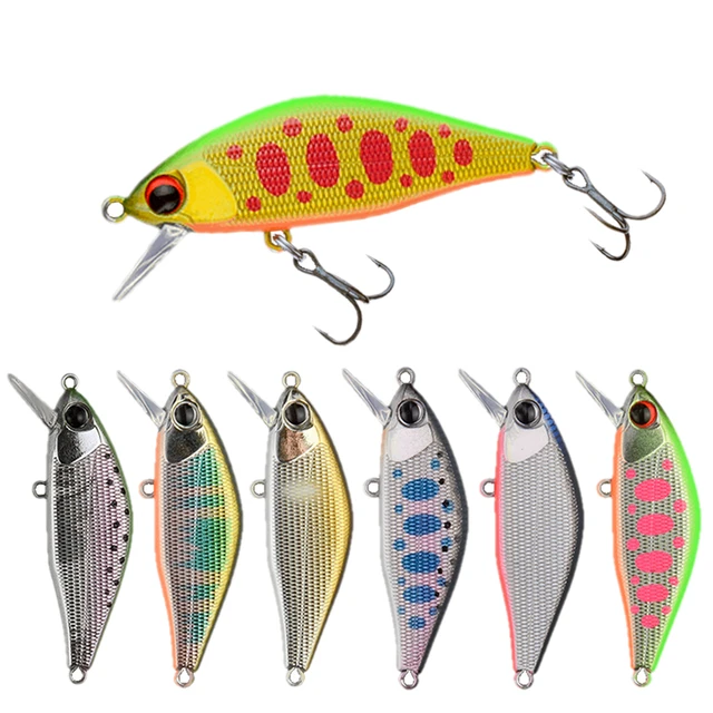 45mm 4g Issen 45S Trout Fishing Lures Sinking Small Hard