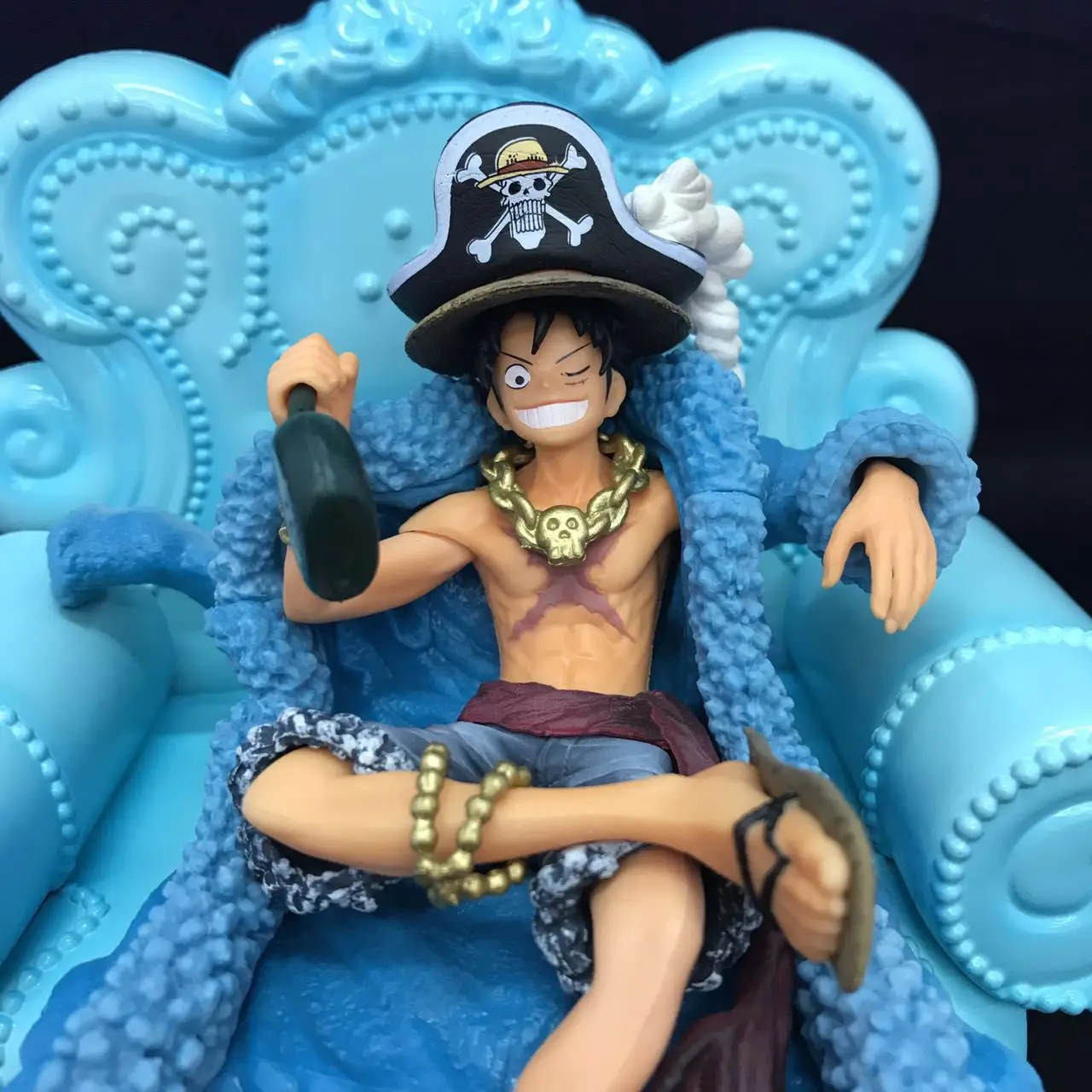 

One Piece/One Piece Luffy 20 Anniversary Blue Warpaint And Boxed Garage Kit Model Diffuse Country